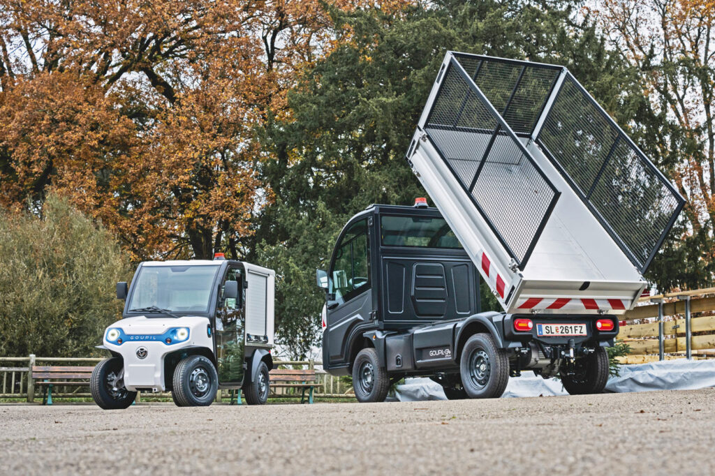 Goupil ist ein erfahrener und führender Hersteller elektrischer Nutzfahrzeuge, mit Sitz und Produktion in Frankreich. Seit April 2025 besteht eine Handelspartnerschaft zwischen Goupil und Stangl, ab Januar 2026 vertreibt Stangl Goupil Elektrotransporter exklusiv in Österreich. Highlights: ► Stangl bietet drei E-Transporter: vom kompakten G2, dem Allrounder G4, bis zum leistungsstarken G6 ► Kompakt & vielseitig: Der G2 überzeugt mit nur 1,10 m Breite und 500 kg Zuladung – ideal für enge Innenhöfe und innerstädtische Logistik. ► Allrounder G4: Mit bis zu 1,2 t Nutzlast, bis zu 120 km Reichweite und ergonomischem Design ist er der perfekte Partner für Stop-&-Go-Einsätze. ► Power-Fahrzeug G6: Reichweite 150 km, Geschwindigkeit 80 km/h, Zuladung über 1 t – ideal für kommunale Flotten, Lieferdienste und Dienstleister. Sicherheit & Komfort: Alle Modelle sind verfügbar mit leistungsstarken Lithium-Batterien, barrierefreiem Einstieg und modernen Sicherheitsmerkmalen – für effizientes, sicheres Arbeiten bei minimaler Umweltbelastung in Punkto Emissionen und Lautstärke. Gelistet bei der BBG: Alle drei Goupil Elektrotransporter sind bei der ‚Bundesbeschaffung BBG‘ gelistet und können auch über diesen Weg beschafft werden. Vorführung: Das Team von Stangl bietet bei Interesse eine Vor-Ort-Vorführung mit unterschiedlichen Modellen der Goupil Elektro-Transporter an. Kommunalmesse: Das Team Stangl Kommunal stellt seine neuen Elektrotransporter auch auf der Kommunalmesse aus, von 2.-3. Oktober auf der Messe Klagenfurt.